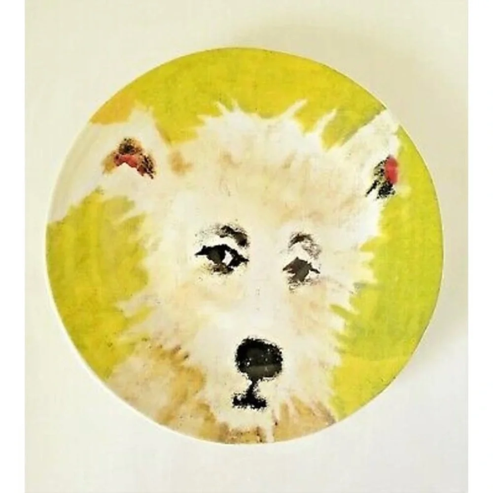 Anthropologie Carole Akins Furry Friends Desert Plate & Mug Set 5 Pieces NWT - Picture 5 of 9